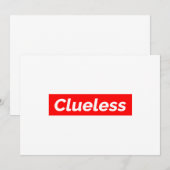 Clueless III Kaart (Voorkant / Achterkant)