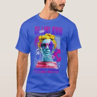 Clueless niemand kent kunst Surreal Abstract Moder T-shirt