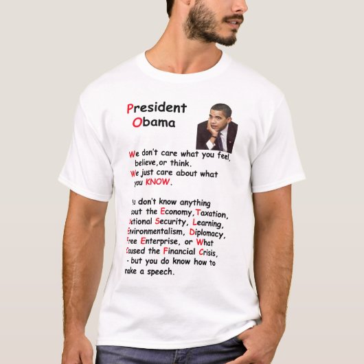 CluelessObama T-shirt (Voorkant)