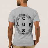 Clues Band "Elope" Stencil & Lyric Shirt (Achterkant)