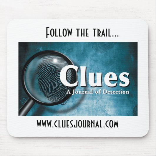 Clues Journal Mousepad Muismat (Voorkant)