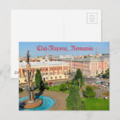 Cluj-Napoca, Roemenië Briefkaart (Voorkant / Achterkant)