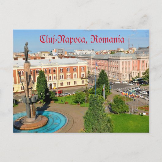 Cluj-Napoca, Roemenië Briefkaart (Voorkant)