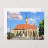 Cluj Napoca, Roemenië Briefkaart (Voorkant / Achterkant)