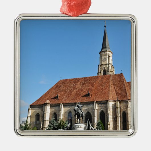 Cluj Napoca, Roemenië Metalen Ornament (Voorkant)