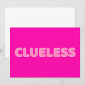 Cluless I Kaart (Voorkant / Achterkant)