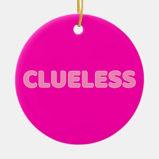 Cluless I Keramisch Ornament (Voorkant)