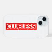 Cluless Stamp iPhone 15 Case (Achterkant horizontaal)