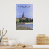 Clumber Park Nottinghamshire Reisposter Poster (Keuken)