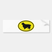 Clumber Spaniel Bumpersticker (Voorkant)