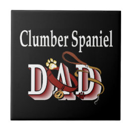 Clumber Spaniel DAD Tegeltje
