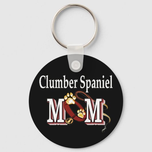 Clumber Spaniel Dog Mam Gifts Sleutelhanger (Voorkant)