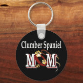 Clumber Spaniel Dog Mam Gifts Sleutelhanger (Voorkant)