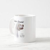 Clumber Spaniel Geschiedenis Ontwerp Koffiemok (Voorkant links)