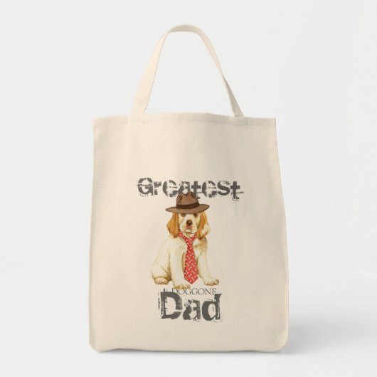 Clumber Spaniel Heart Tote Bag (Voorkant)