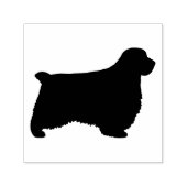 Clumber Spaniel Hondenras Silhouette Zelfinktende Stempel (Design)