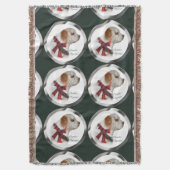 Clumber Spaniel Kerstmis Deken (Voorkant Verticaal)