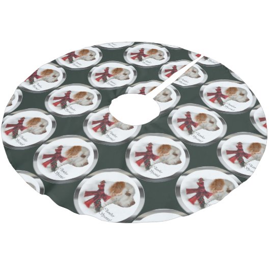 Clumber Spaniel Kerstmis Kerstboom Rok (Gekanteld)