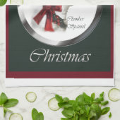 Clumber Spaniel Kerstmis Theedoek (Gevouwen)