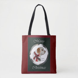 Clumber Spaniel Kerstmis Tote Bag