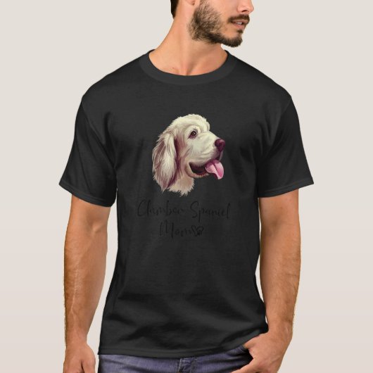Clumber spaniel Ma Cute Puppy Dog Owner Clumber S T-shirt (Voorkant)