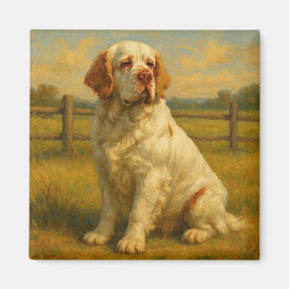 Clumber Spaniel Magneet