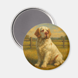 Clumber Spaniel Magneet