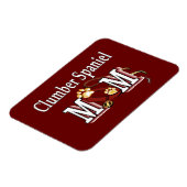 Clumber Spaniel Mam Gifts Magneet (Linkerzijde)