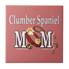 Clumber Spaniel Mam Gifts Tegeltje