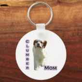 Clumber Spaniel Moeder 4 - Sleutelhanger (Voorkant)