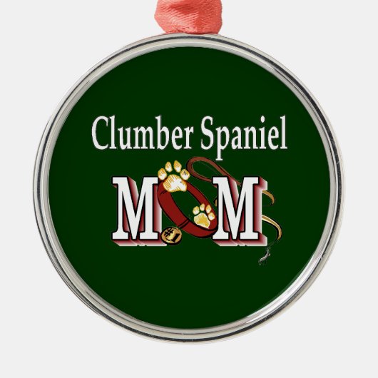 Clumber Spaniel Moeder Cadeaus Metalen Ornament (Voorkant)