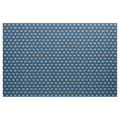 Clumber Spaniel navy blue Stof (Yard (91,4 cm))