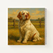 Clumber Spaniel Notitieboek (Achterkant)