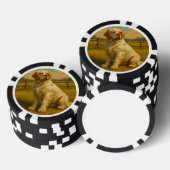 Clumber Spaniel Poker Chips (Opstapeling)