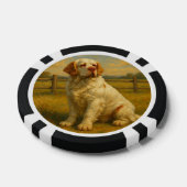 Clumber Spaniel Poker Chips (Enkel)