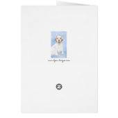 Clumber-spaniel schilderen - Kute Original Dog Art (Achterkant)