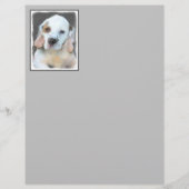 Clumber-spaniel schilderen - Kute Original Dog Art (Voorkant)