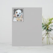 Clumber-spaniel schilderen - Kute Original Dog Art (Staand voorkant)