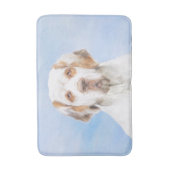 Clumber-spaniel schilderen - Kute Original Dog Art Badmat (Voorkant Verticaal)