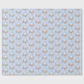 Clumber-spaniel schilderen - Kute Original Dog Art Cadeaupapier (Vlak)