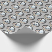 Clumber-spaniel schilderen - Kute Original Dog Art Cadeaupapier (Hoek)