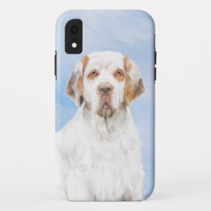 Clumber-spaniel schilderen - Kute Original Dog Art Case-Mate iPhone Case