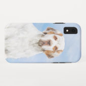 Clumber-spaniel schilderen - Kute Original Dog Art Case-Mate iPhone Case (Achterkant (horizontaal))