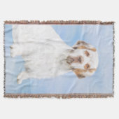Clumber-spaniel schilderen - Kute Original Dog Art Deken (Voorkant)