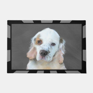 Clumber-spaniel schilderen - Kute Original Dog Art Deurmat
