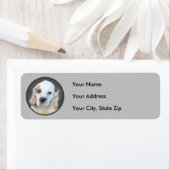 Clumber-spaniel schilderen - Kute Original Dog Art Etiket (Insitu)