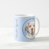 Clumber-spaniel schilderen - Kute Original Dog Art Koffiemok (Voorkant rechts)