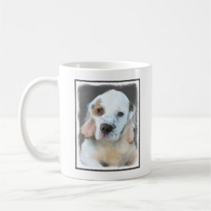 Clumber-spaniel schilderen - Kute Original Dog Art Koffiemok