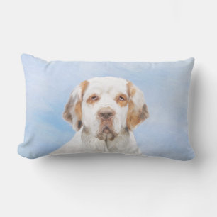 Clumber-spaniel schilderen - Kute Original Dog Art Kussen
