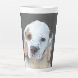 Clumber-spaniel schilderen - Kute Original Dog Art Latte Mok